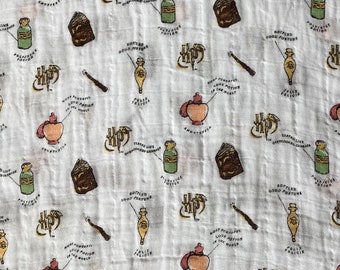 harry potter muslin squares