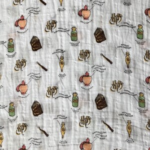 harry potter muslin fabric