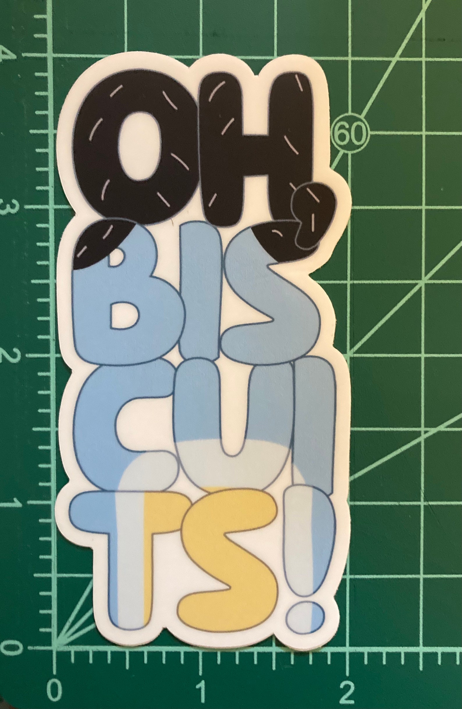Oh Biscuits Vinyl Decal with FREE SHIPPING Oh Biscuits Etsy