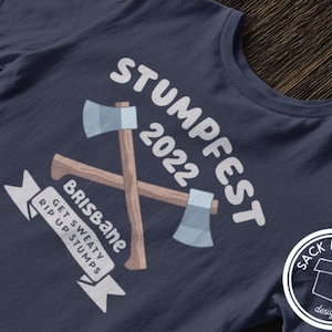 Stumpfest 2022 T-Shirt | Bandit Tee | Adult Sized Shirt | Original Artwork | Dad Mode | Gift for Dad