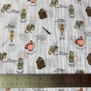 harry potter muslin fabric
