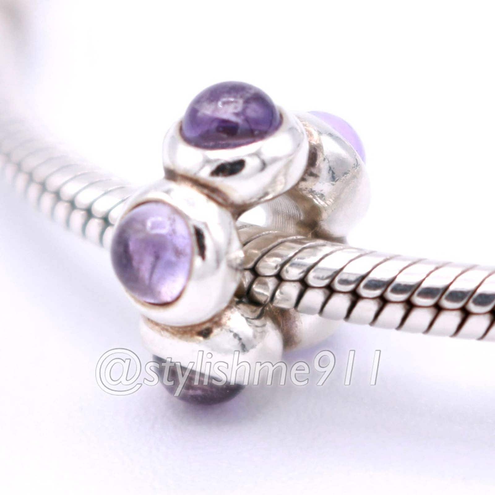 Seltener authentischer Pandora Amethyst Cabochon Anhanger Etsy