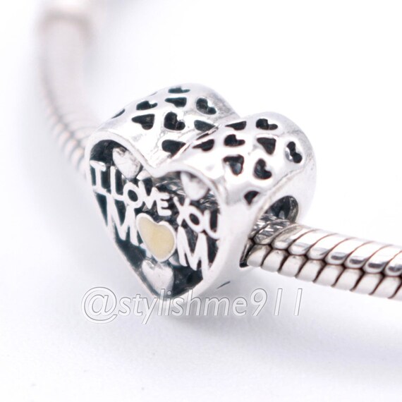 本物の PANDORA Love for Mother チャーム - 792067EN23 - Etsy 日本