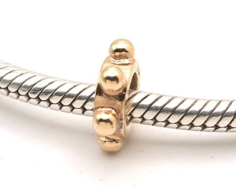 Authentic PANDORA 14K Gold BB Spacer