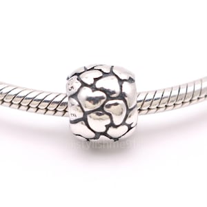 Authentic PANDORA Sterling Silver Multiple Hearts Charm - 790174