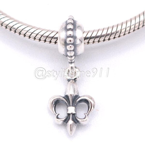 Authentic Pandora Fleur de Lis Dangle - 790576