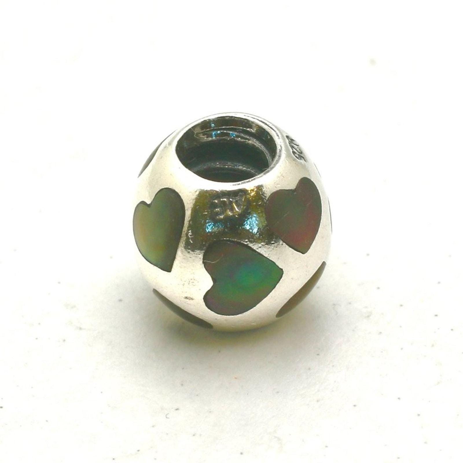 Authentic PANDORA Love Me Black Mother of | Mercari Authentic PANDORA Love Me Black Mother of Pearl Charm - 790398MPB main image 1