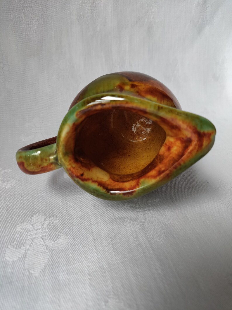 Hot Springs Pottery Pitcher Small rustic pitcherDrip glaze Etsy