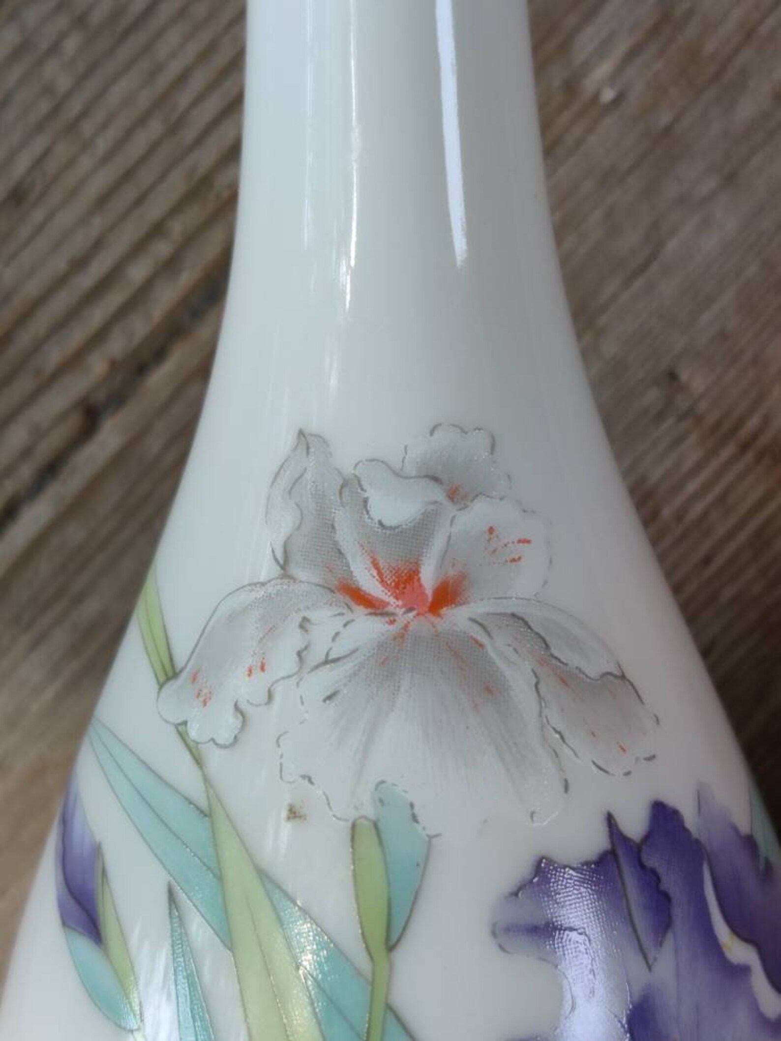 Vintage Iris Bouquet Otagiri Japan Japanese Vase Porcelain Etsy