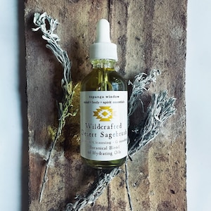 SAGEBRUSH BODY OIL / Wildcrafted/ Spiritual Energy Cleansing /Organic Skincare
