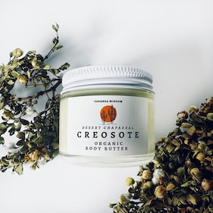 CREOSOTE BODY BUTTER / Desert Rain / Vegan / Organic Skincare/ Desert Chaparral/ Whipped Body Butter/