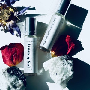 LUNA Y SOL / Perfume Roll On /Floral Citrus Perfume Oil / Natural Perfume