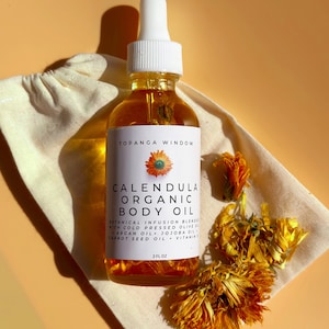 CALENDULA BODY OIL/Organic Skincare / Multi Purpose