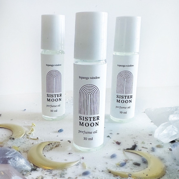 SISTER MOON /  Perfume Roll On / Lavender Amber Sage