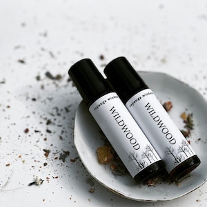 WILDWOOD PERFUME OIL/  Roll On/ Vanilla /Birch/ Sumac
