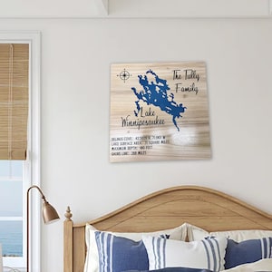 Lake Winnipesaukee Sign/ Lake Winnipesaukee Art/ Lake Life Wooden Sign/ Lake House Decor/ Lake House Wall art/ Rustic Lake house sign