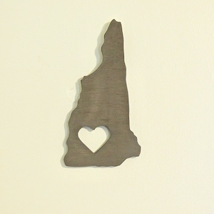 New Hampshire Wall Art Wood Sign/ New Hampshire Decor/ Customizable/ New Hampshire Gifts/  New Hampshire Pride/  New Hampshire Home