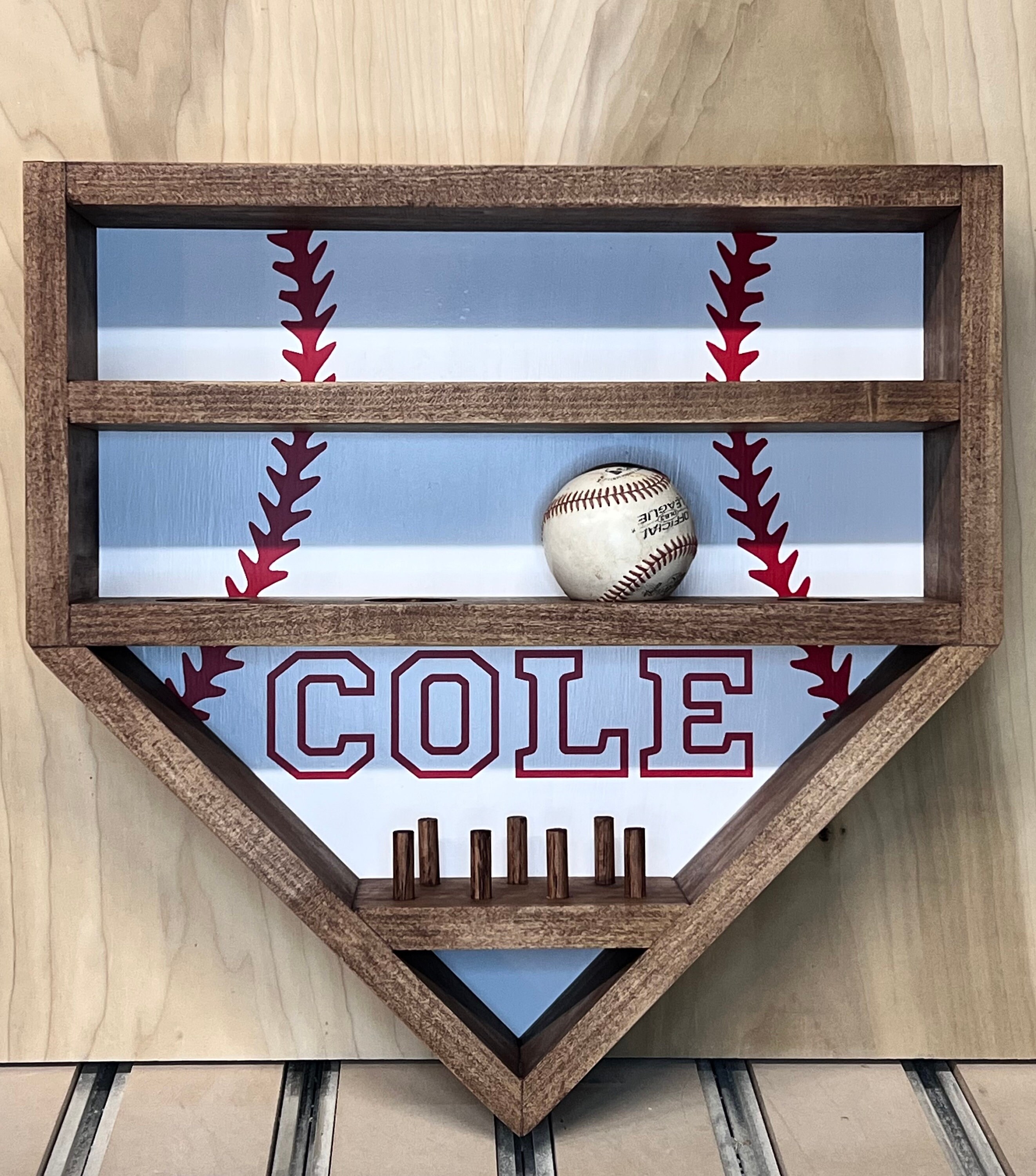 Baseball Display Holder/ Baseball Game Ball Holder/ Baseball Etsy