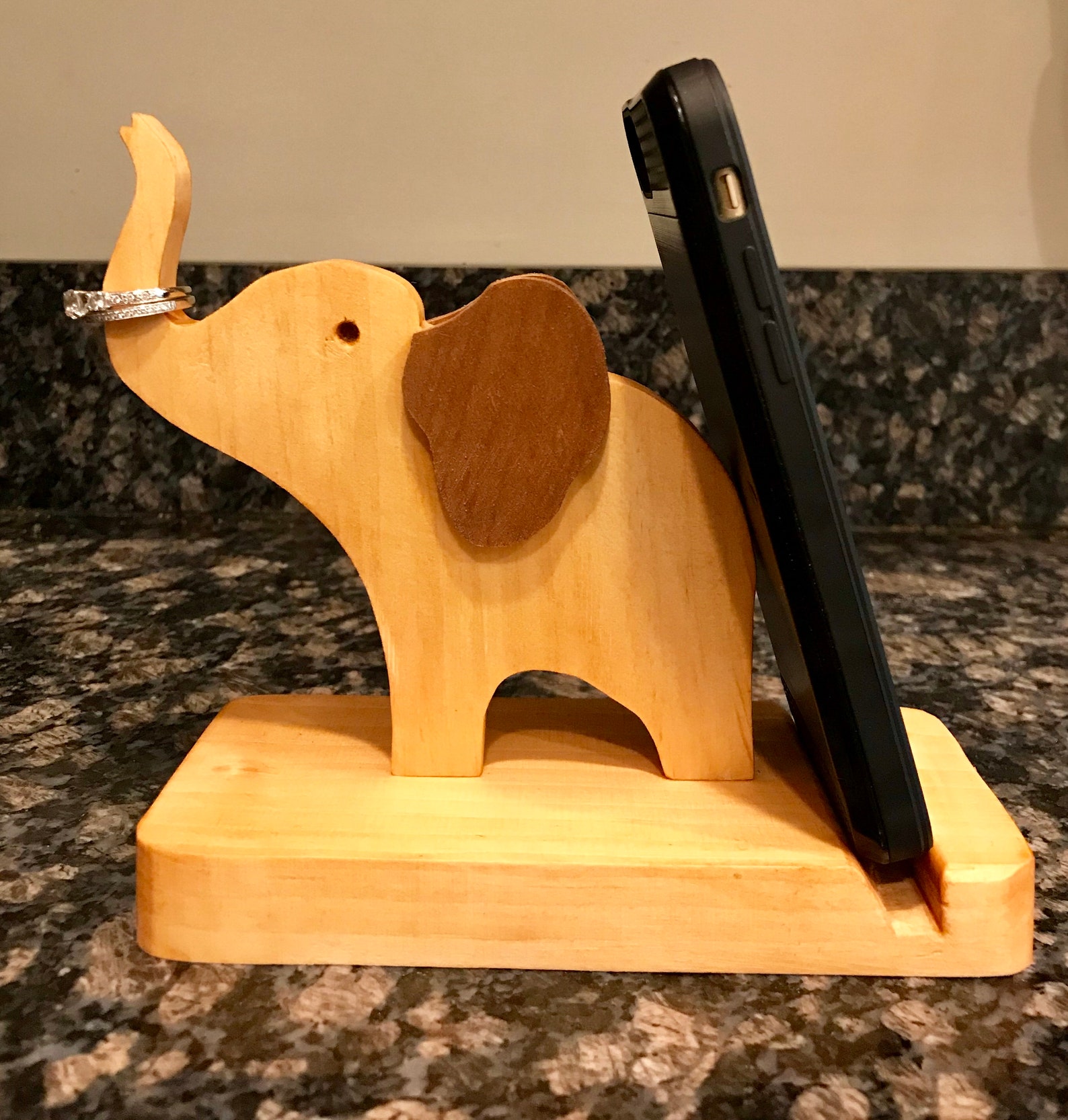 Elephant Cell Phone Holder/ Elephant Decor/ Elephant Gifts/ Etsy