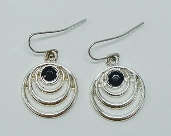 Geometric Circle Earrings