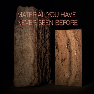 Formed and polished peat / It&#39;s already is artwork / 100% natural & ecological material / For floristics, ikebana, design and art