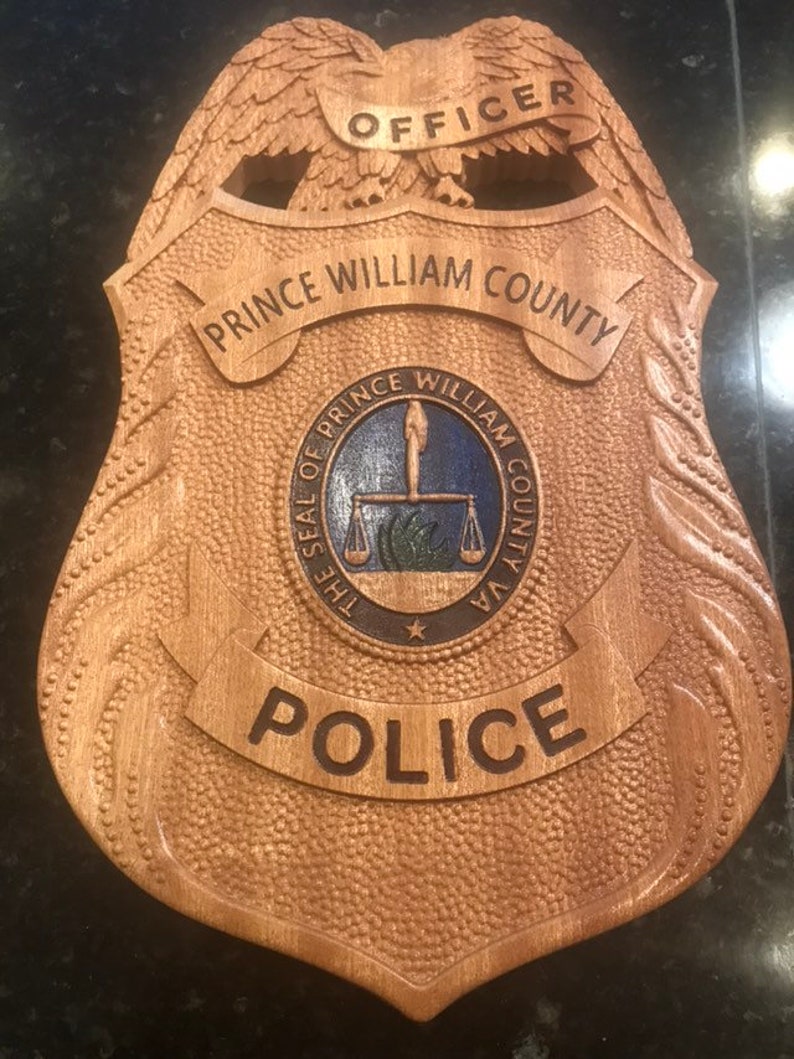 Prince William County Sheriff's Dept Badge Etsy