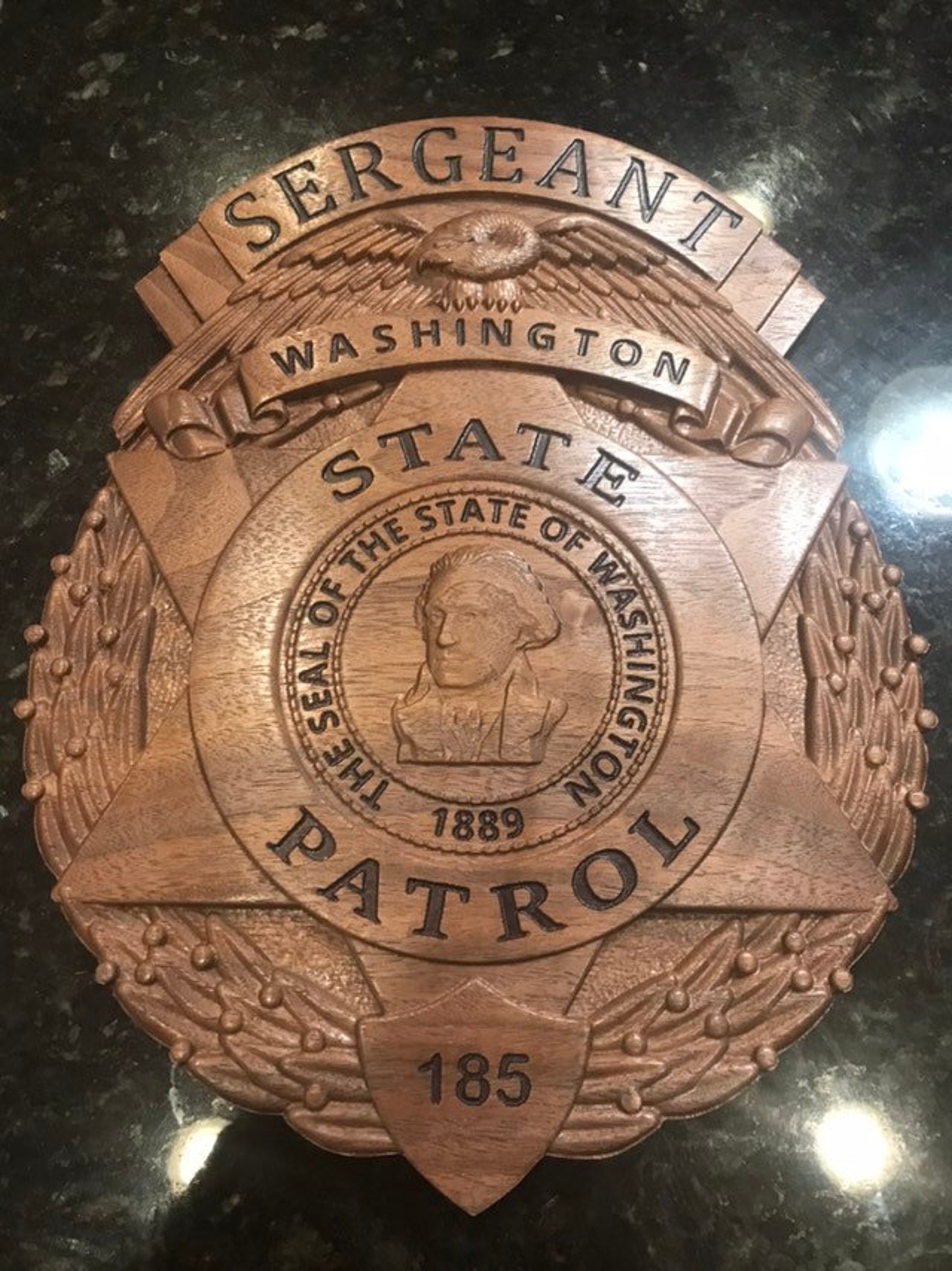 Washington State Patrol Badge Etsy