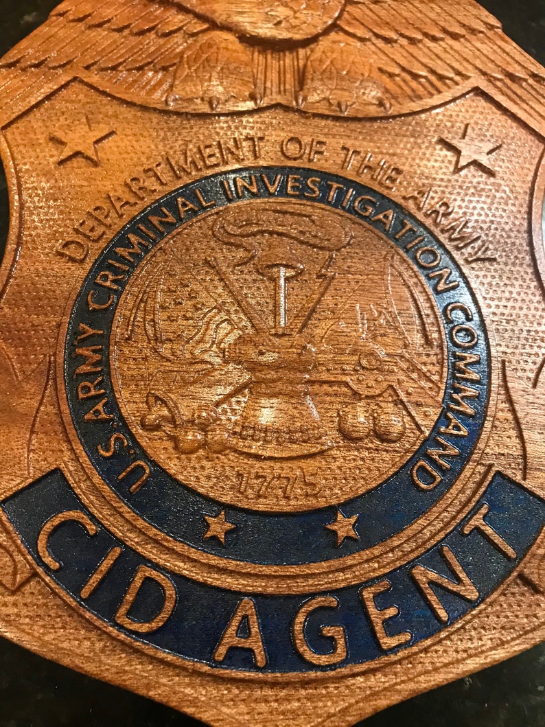 Army USACIDC CID Special Agent Badge | Etsy