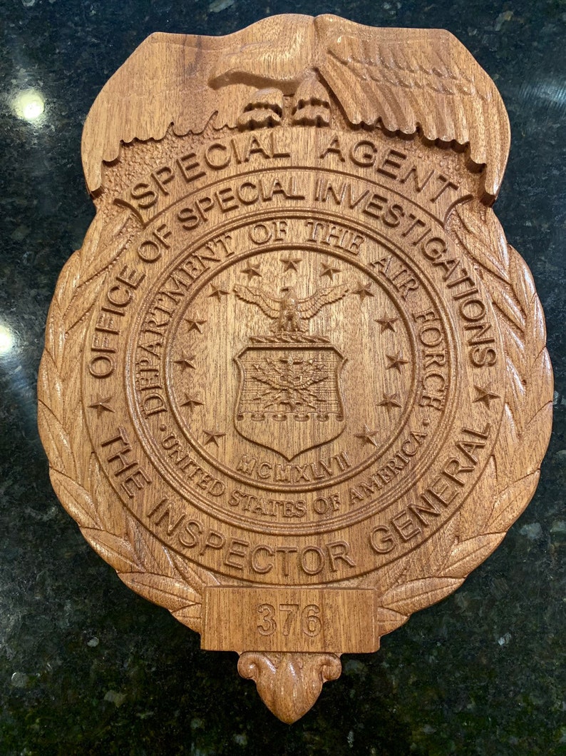 Air Force Office of Special Investigations OSI Special Agent Etsy