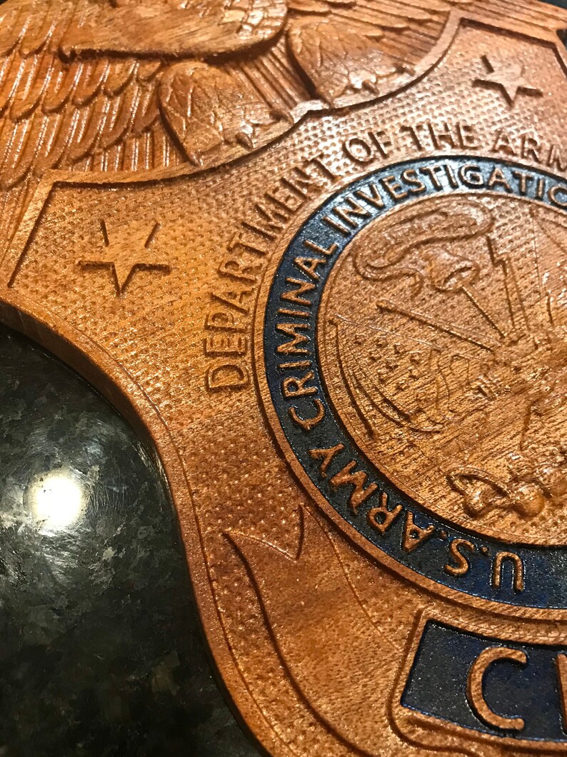 Army USACIDC CID Special Agent Badge Etsy