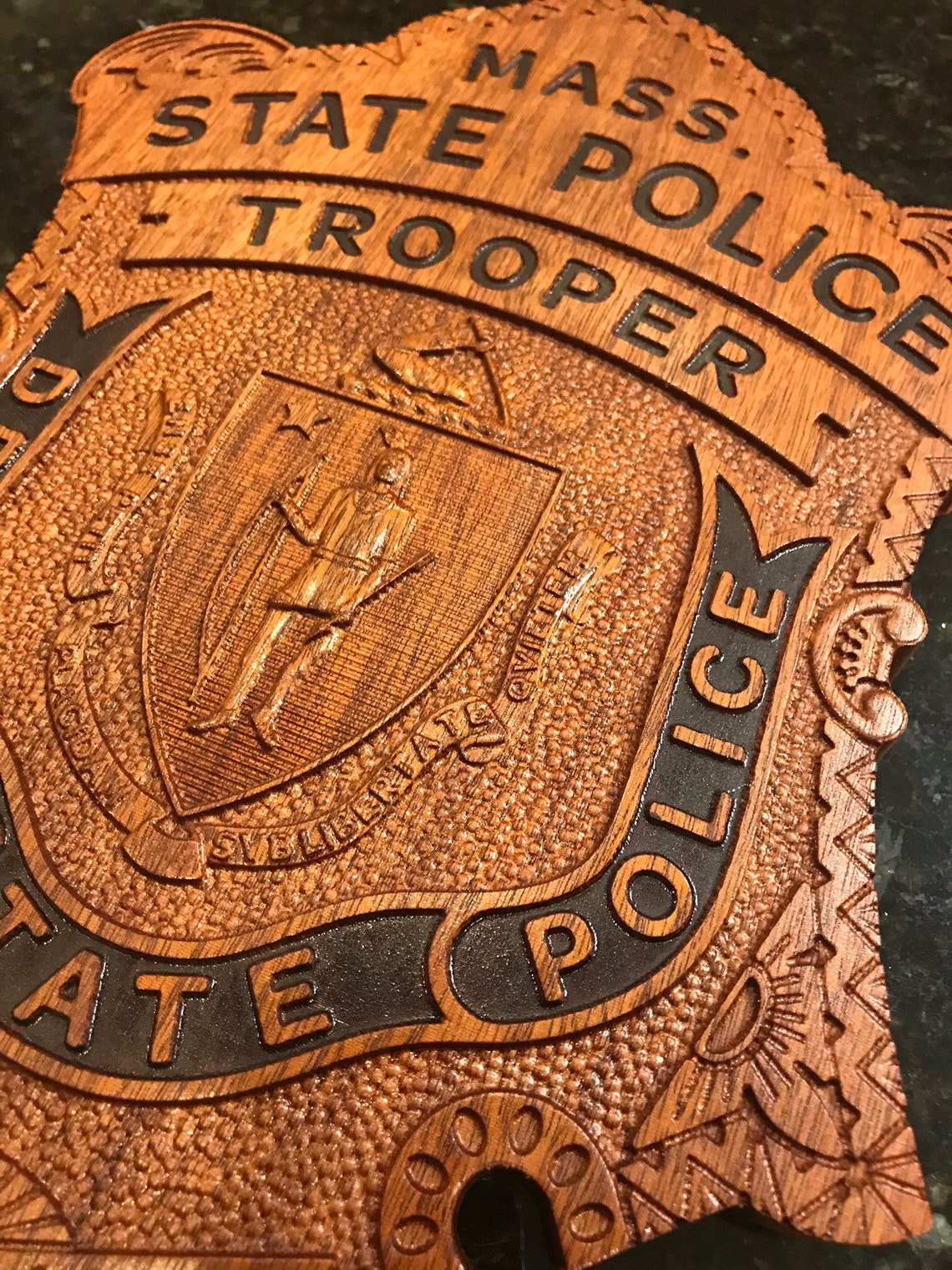 Massachusetts State Police Trooper’s Badge | Etsy