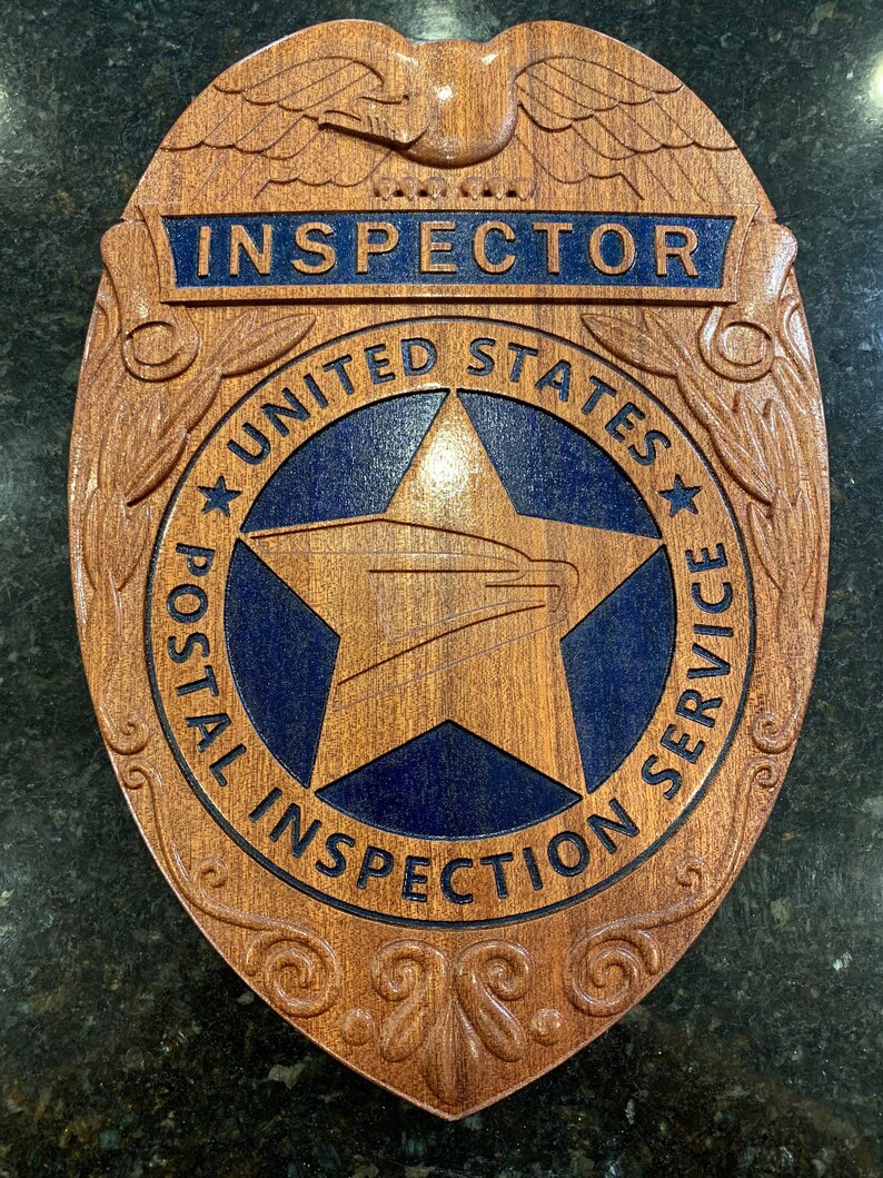 U.S. Postal Service Inspector Badge Etsy