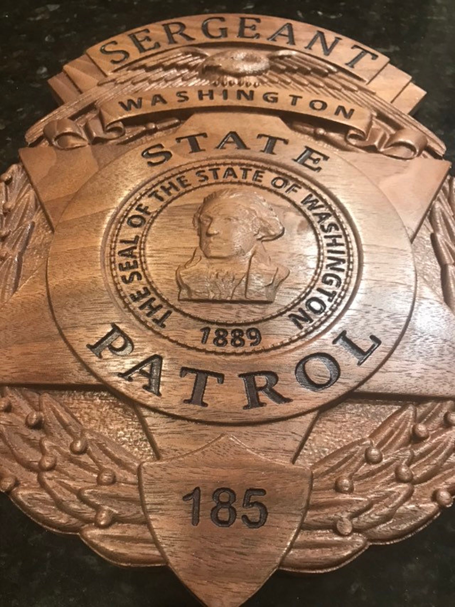 Washington State Patrol Badge Etsy