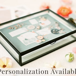 BLACK Glass Box | 5x7 Photo Box | Proof Print Packaging | Photographer Gifts for Clients
