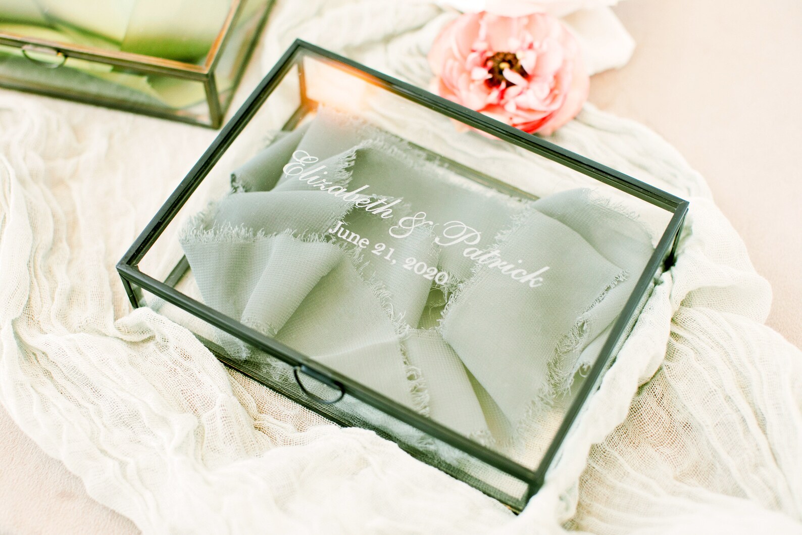 BLACK Glass Box 8x10 Photo Box Proof Print Packaging Etsy