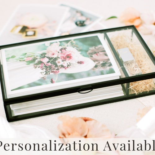 GOLD Glass Box 4x6 Photo Box Proof Print Packaging Etsy