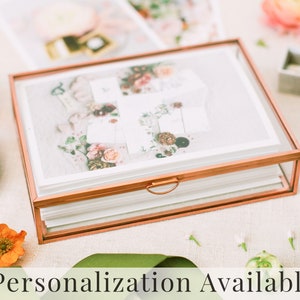 ROSE GOLD Glass Box | 4x6 Photo Box | Proof Print Packaging | Photographer Gifts for Clients