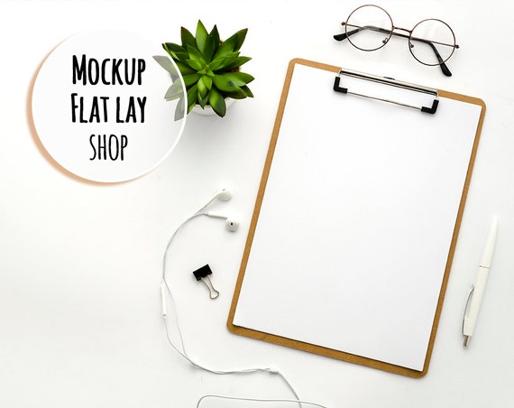 Clipboard Premade Scene Mockup Flat Lay Photo Stock Photo Clipboard Premade Scene Mockup Flat Lay Photo Stock Photo