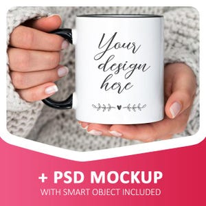 White Mug with black handle, Mug mockup, blank mug, mock ups, coffee mug mock up, mug mockups, pod ceramic cup, white cup mock up 11 oz