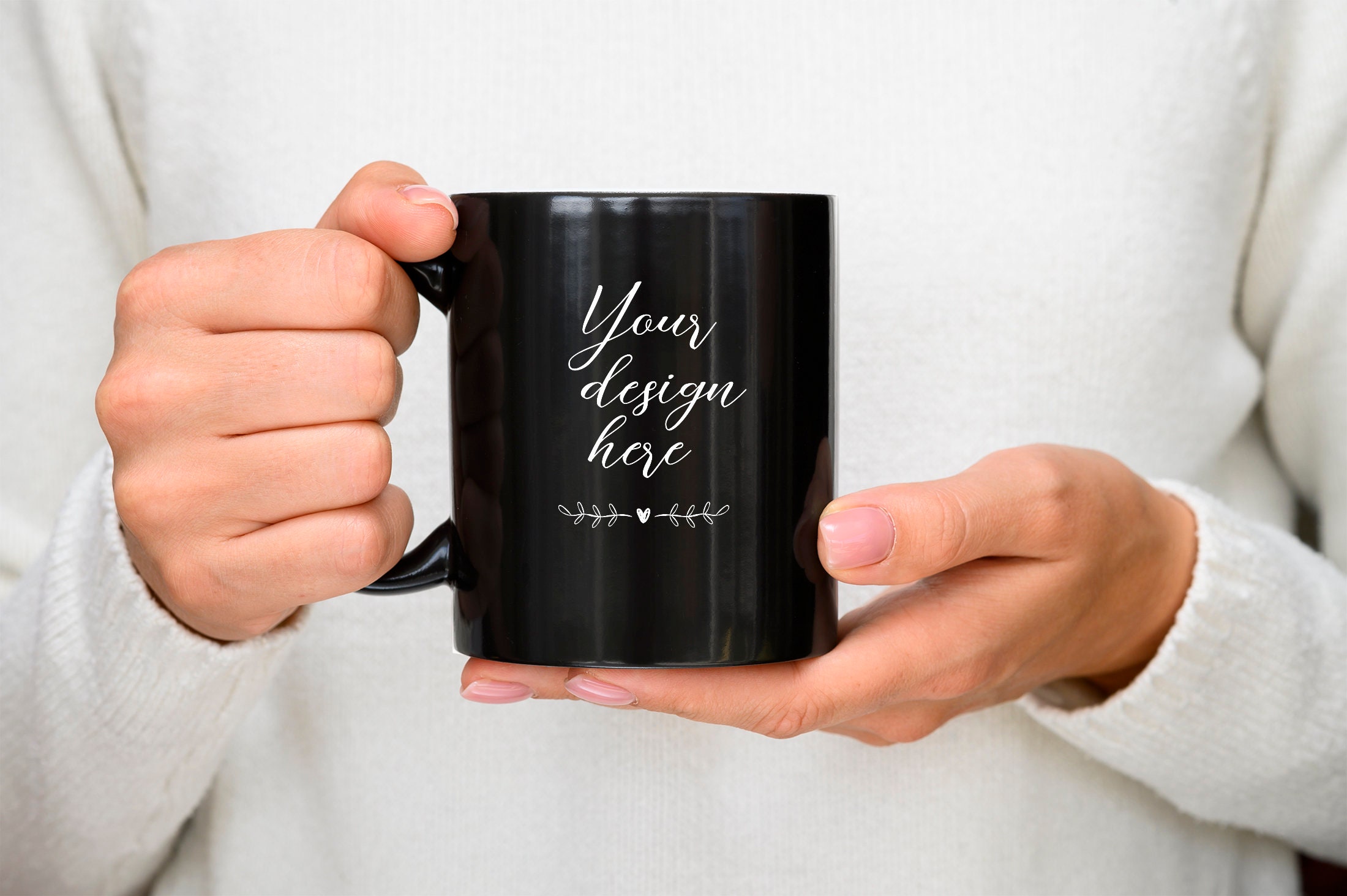 Black Mug Mockup Blank Mug Coffee Mug Mock Up Mug Mockups Etsy