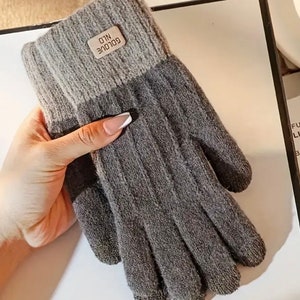 Winter Warm Touch Screen Gloves Coffee