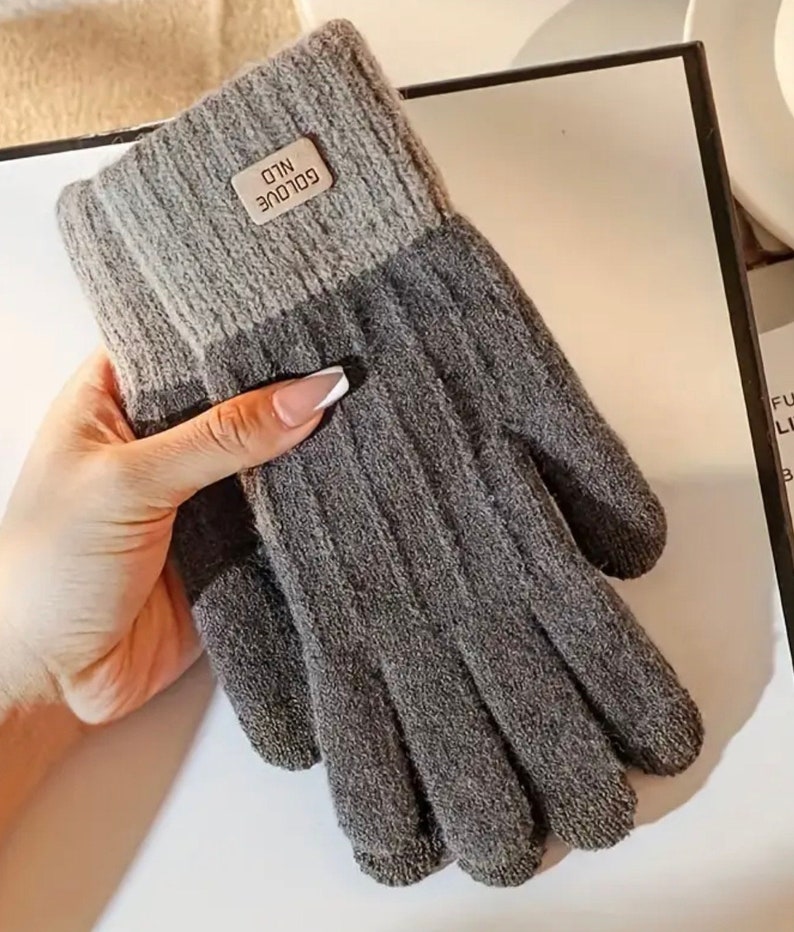 Winter Warm Touch Screen Gloves Coffee