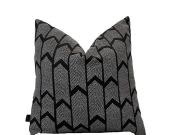 Black and white pillow cover.double sided same