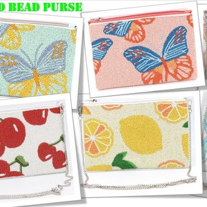 Seed Bead Purse, Crossbody bag,  bead pouch, seed beads, custom pouch, unique, gift for you, a gift for her, handmade, made in India