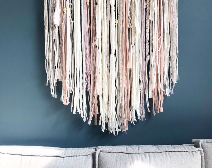 Large Macrame Wall Hanging // Behind Couch Decor // Boho Decor Etsy