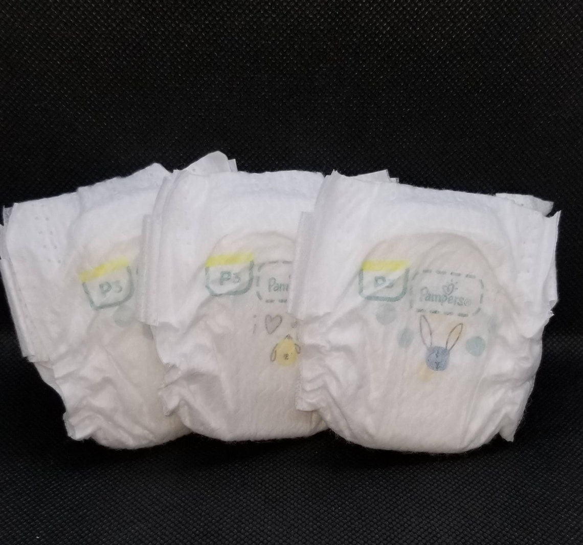 Micro preemie diapers for vinyl and silicone reborns Etsy