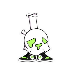 Ghost Buddy Vinyl Sticker