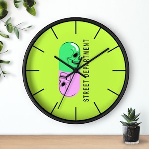 Pill Street Department Wall Clock