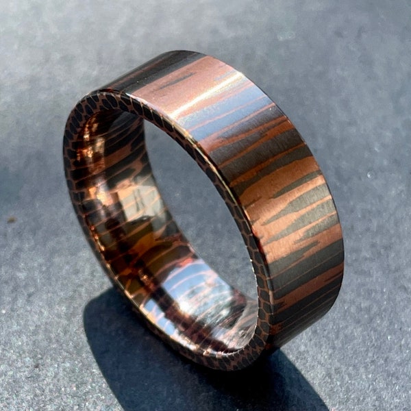 Superconductor ring, Made in the USA, wedding band, wedding ring, handmade, unetched, mens, womens.