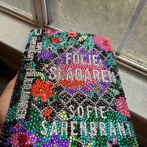 rhinestone bedazzled book cover image 2